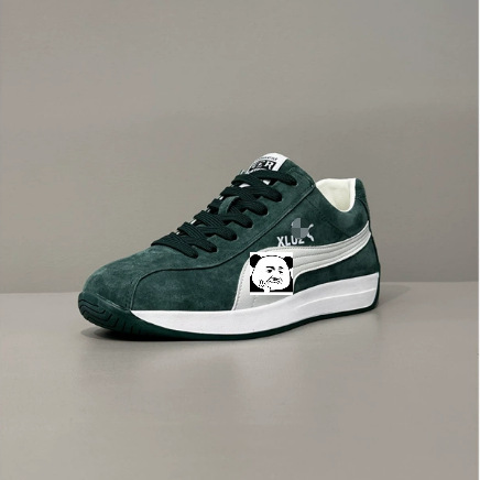 Casual Sports Training Shoes for Men, Black and White Color-Blocking, Lace-Up, Thick-Soled, Comfortable, Non-Slip Sneakers, Trendy Niche Style 2026Xlz