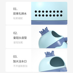 Factory direct supply baby bath water spoon shampoo cup baby shower bath shampoo cup cartoon water scoop