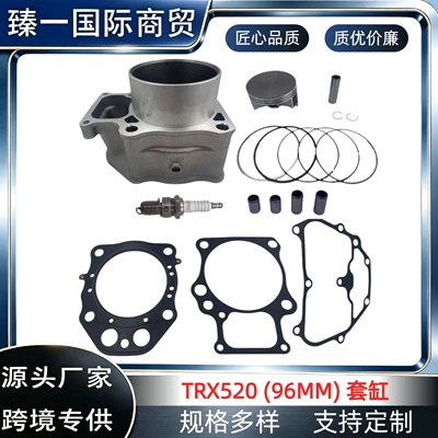 Trx520 Cylinder Assembly Motorcycle Cylinder Parts Are Suitable for Honda Trx520 Atv Model 520Cc 96mm (Cylinder and parts)