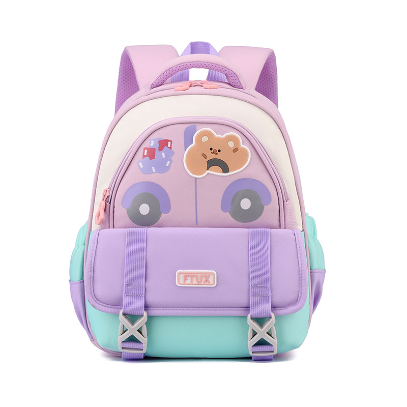 Peces naturales jardín de infantes de dibujos animados mochila ligera para niños de tamaño medio clase pequeña mochila preescolar niñas niñas mochila escolar