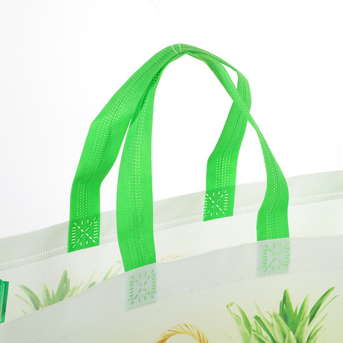 Amazon cross-border fruit embossed non-woven portable shopping bag supermarket shopping bag home clothing food bag
