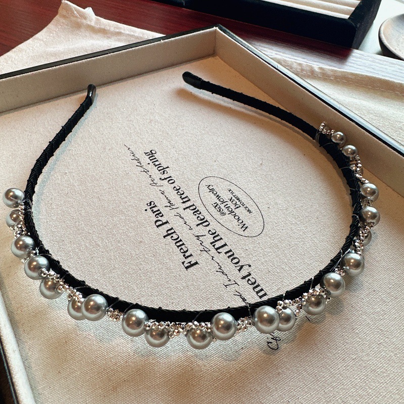 130g Weight Jewelry Headband Hair Accessories Type 1 Piece Quantity Banquet, Party Occasion Rhinestone Material Solid Color Pattern Women's Gender Simple Style, Shiny Style Simple Style Shiny Women's Solid Color Rhinestone Jewelry Headband 7