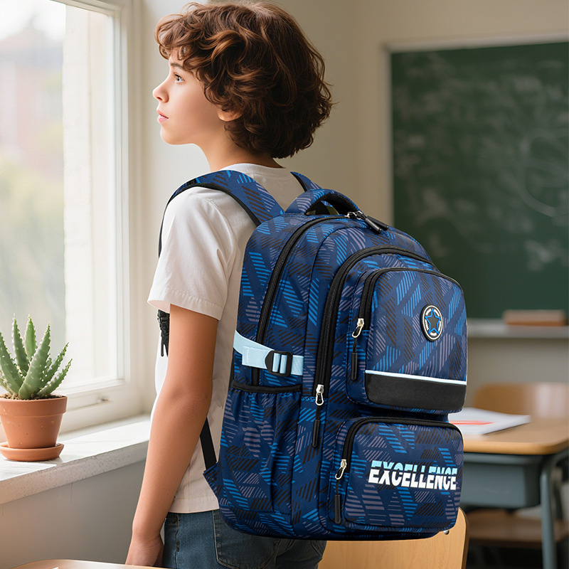 Mochila Escolar para Secundaria de Poliéster Transpirable e Impermeable