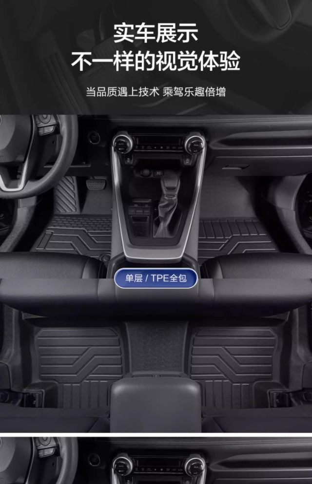 Applicable to Toyota RongFang rav4 Foot Pad 09-2024 rav4 Encircling Double Engine E Bag Threshold tpe Old Car