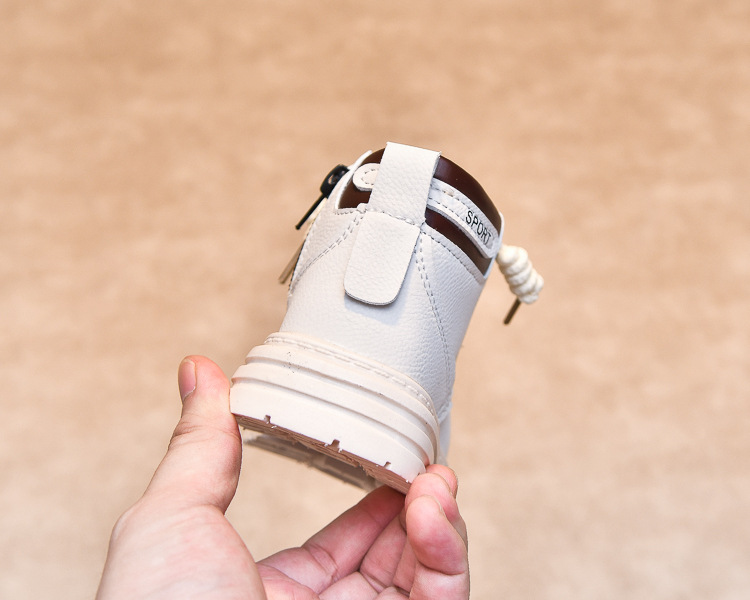 Kindermartinstiefel Aus Leder Für Jungen Und Mädchen Herbst_voghion.com