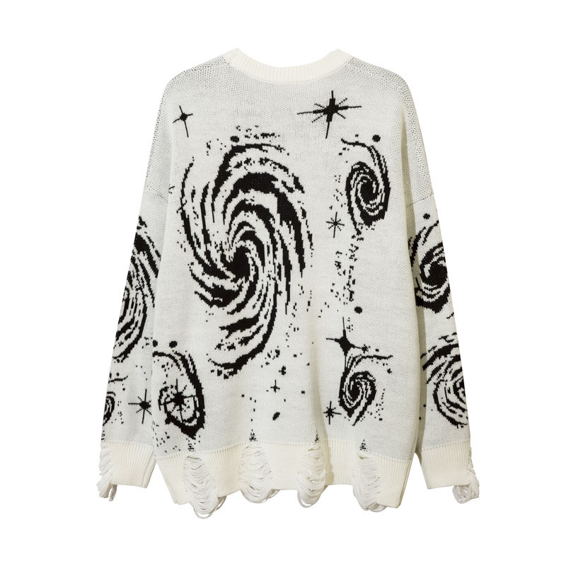 Skeleton Printed Ink Knit Sweater - Image 2