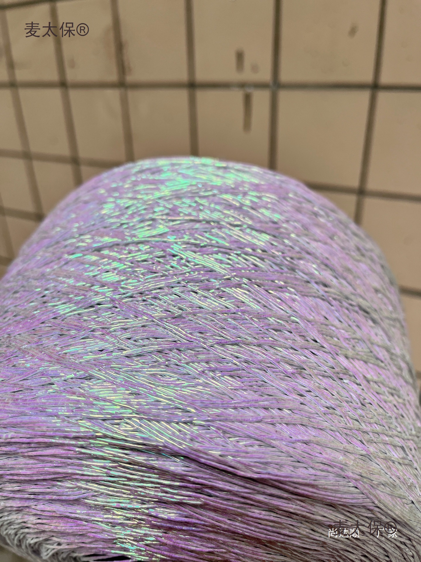 网红fever银色包芯纱定型线 钩织玩偶包包线手工编织麦太保