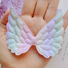 Rainbow children's hair accessory with accessories, colorful angel wings