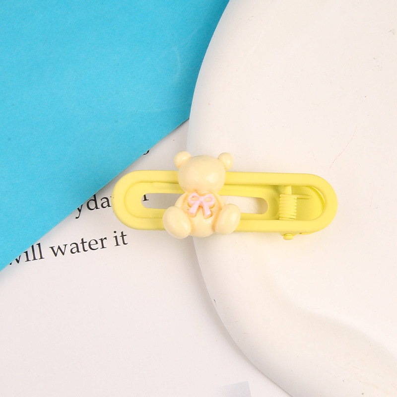 Primavera nueva historieta Sanrio oval metal horquilla linda chica dulce lado Bangs hairpin tocado