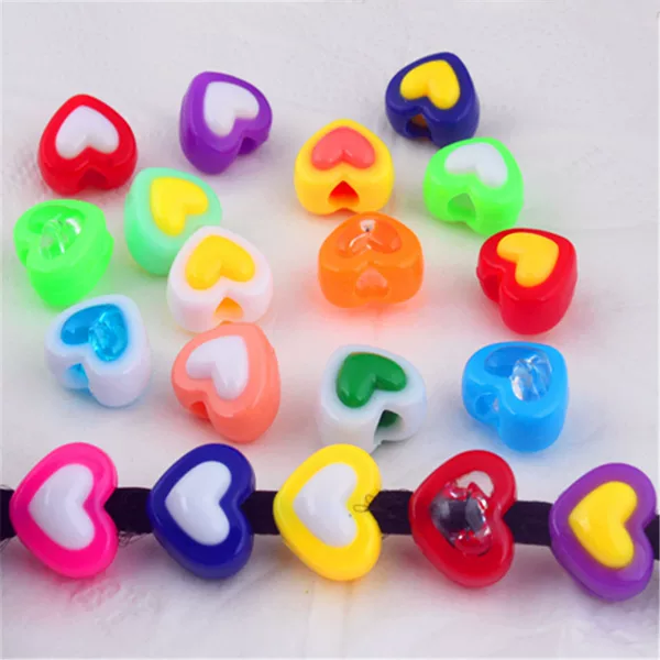 Acrylic Large Hole Beads for Dreadlocks Hair Accessories, African Wigs, Dreadlock Hair Clips, Hair Beads, Braided Hair Loose Beads, DIY Accessories