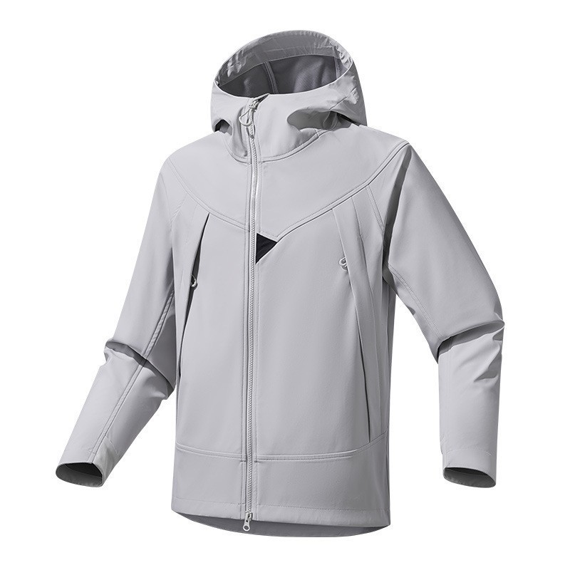 新型ソフトシェル突撃服戸外男女登山ソフトシェル服防風防水単層コート保温登山服|undefined