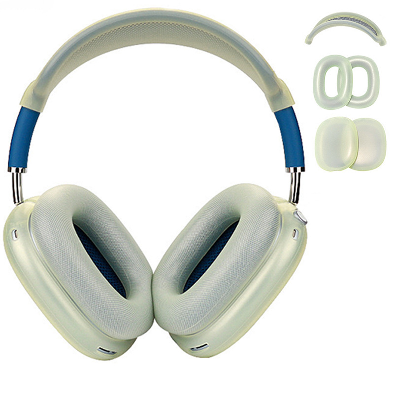Funda para auriculares airpodsmax funda para auriculares Apple transparente funda protectora de silicona funda protectora para auriculares Bluetooth