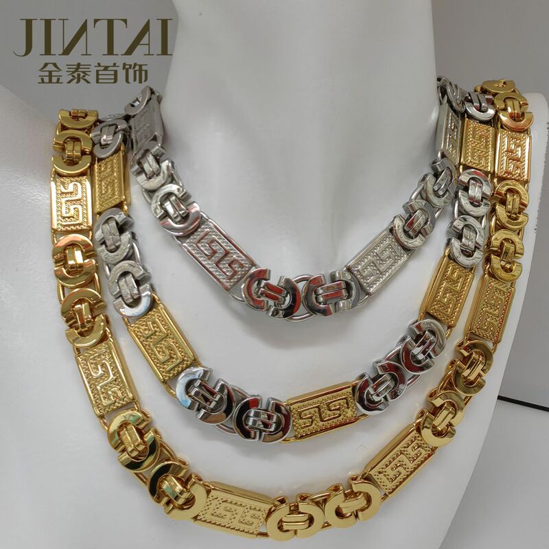 Factory Direct Sales Amazon Aliexpress European and American Fashion Trend Personalized Stainless Steel Men's Necklace Jewelry Gift Factory Direct Sales Amazon Aliexpress European and American Fashion Trend Personalized Stainless Steel Men's Necklace Jewelry Gift
