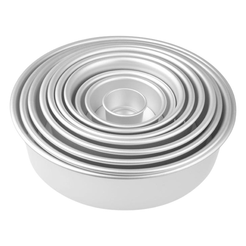 Molde redondo para pastel de 6, 8 o 12 pulgadas, molde antiadherente para horno y repostería