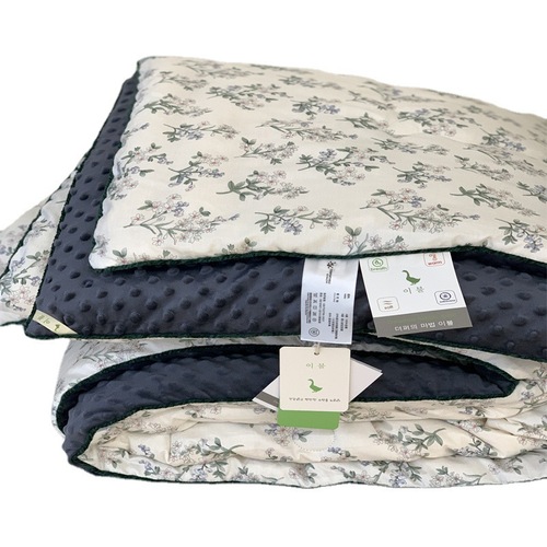 Korean goose beanie quilt double beanie quilt spring and autumn quilt core thickened air conditioning quilt soybean quilt 100% cotton machine washable quilt