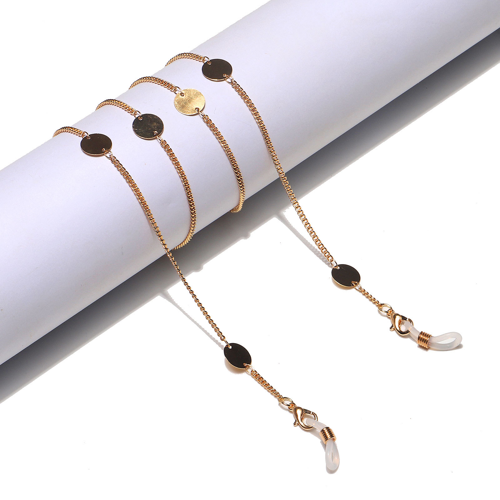 Fashion Large Disc Pendant Glasses Chain display picture 1