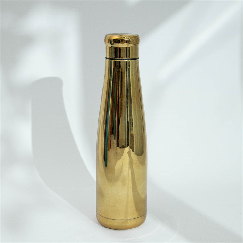 Well 전기도금 브라이트 골드 워터컵 550ML