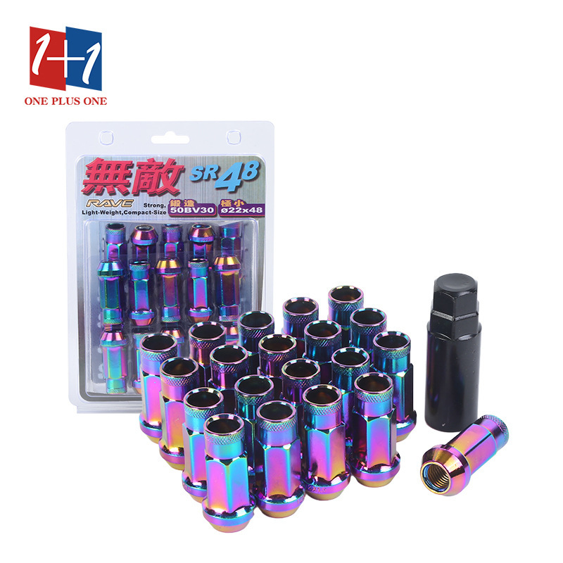 Factory auto parts wheel hub screw nut WHEELNUT modified nut suitable for 17 pairs of auto parts WD