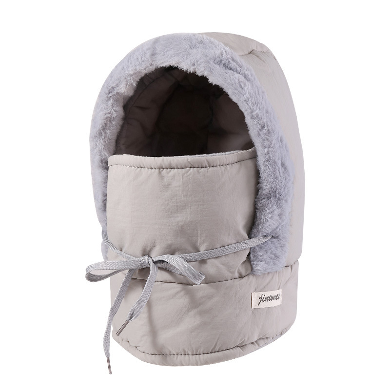 Gorro Lei Feng Térmico de Invierno de Poliéster, Cortavientos y Protector de Cuello para Aire Libre