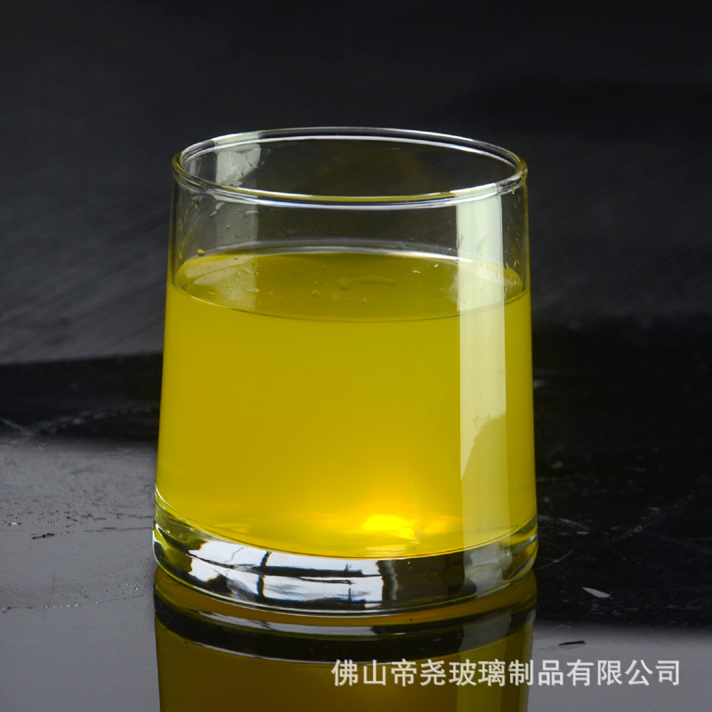 酒店客房玻璃杯酒吧KTV T型玻璃酒杯水杯 可加工七彩琥珀烟灰颜色