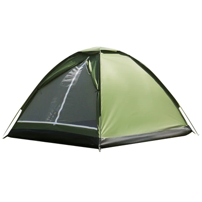 Hand-Assembled Tent, Outdoor Travel Equipment, Single-Layer Lightweight Portable Mountaineering Camping Tent, Sun Protection, Thickened Camping Tent, Warm-Keeping (Avtomobil dam çadırları) - all-green-2-people-use-200150110cm