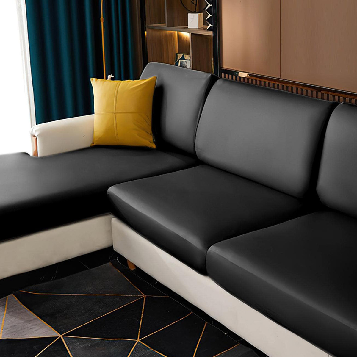 Funda de cojín de sofá impermeable de PU de cuero elástico transfronterizo de Amazon Funda de sofá universal con todo incluido Funda de sofá en stock