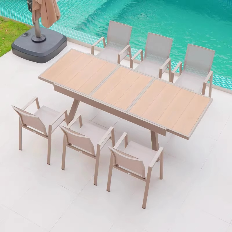 6 (silla) + 1 (mesa telescópica actualizada 180 / 240x90)