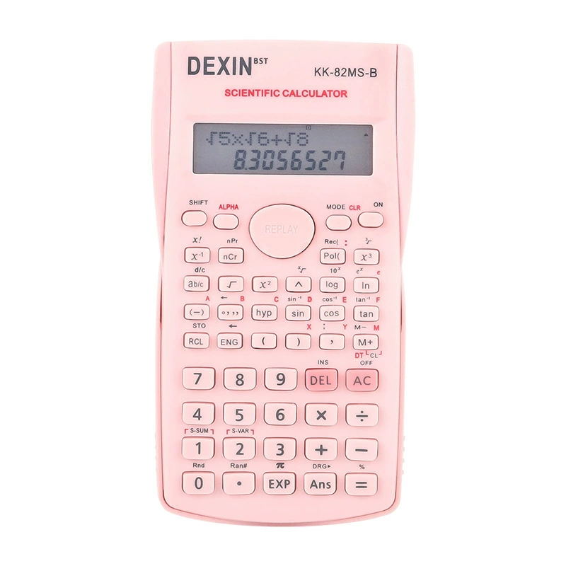 82MS Candy Color Calculator Student Multifunctional Function Computer Exam Portable Scientific Calculator Manufacturer