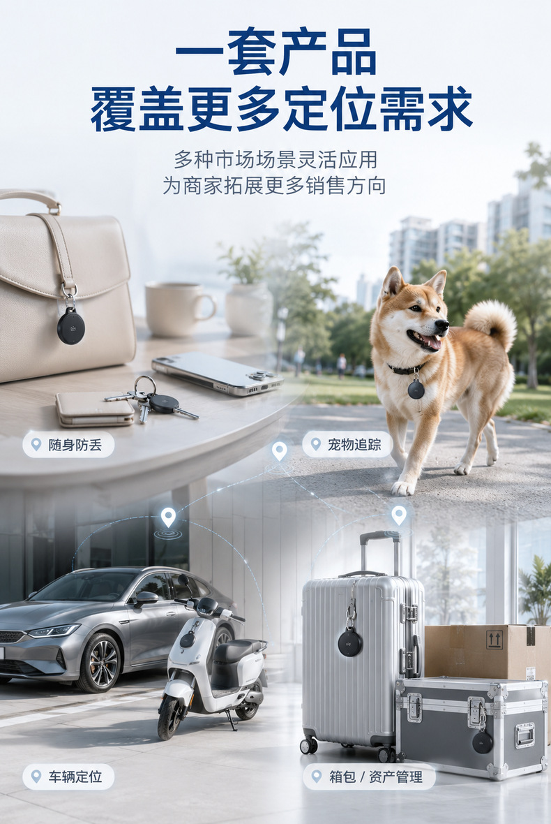 4G Beidou GPS Locator, Vehicle-Mounted, Strong Magnetic, No Installation Required, Anti-Loss Tracking Device for People, Pets, and Items