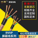 RS485铜芯屏蔽控制电缆阻燃低烟无卤耐火ZR-RVVPRVVSP
