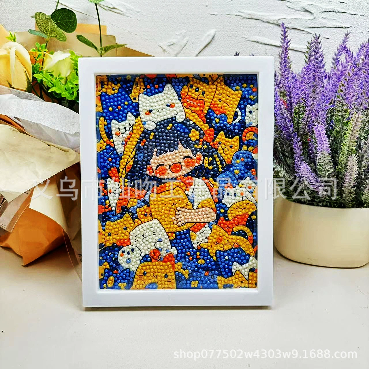 Набор для алмазной живописи Sanrio Kuromi, 17×22 см пластиковая рамка, набор для творчества DIY для детей
