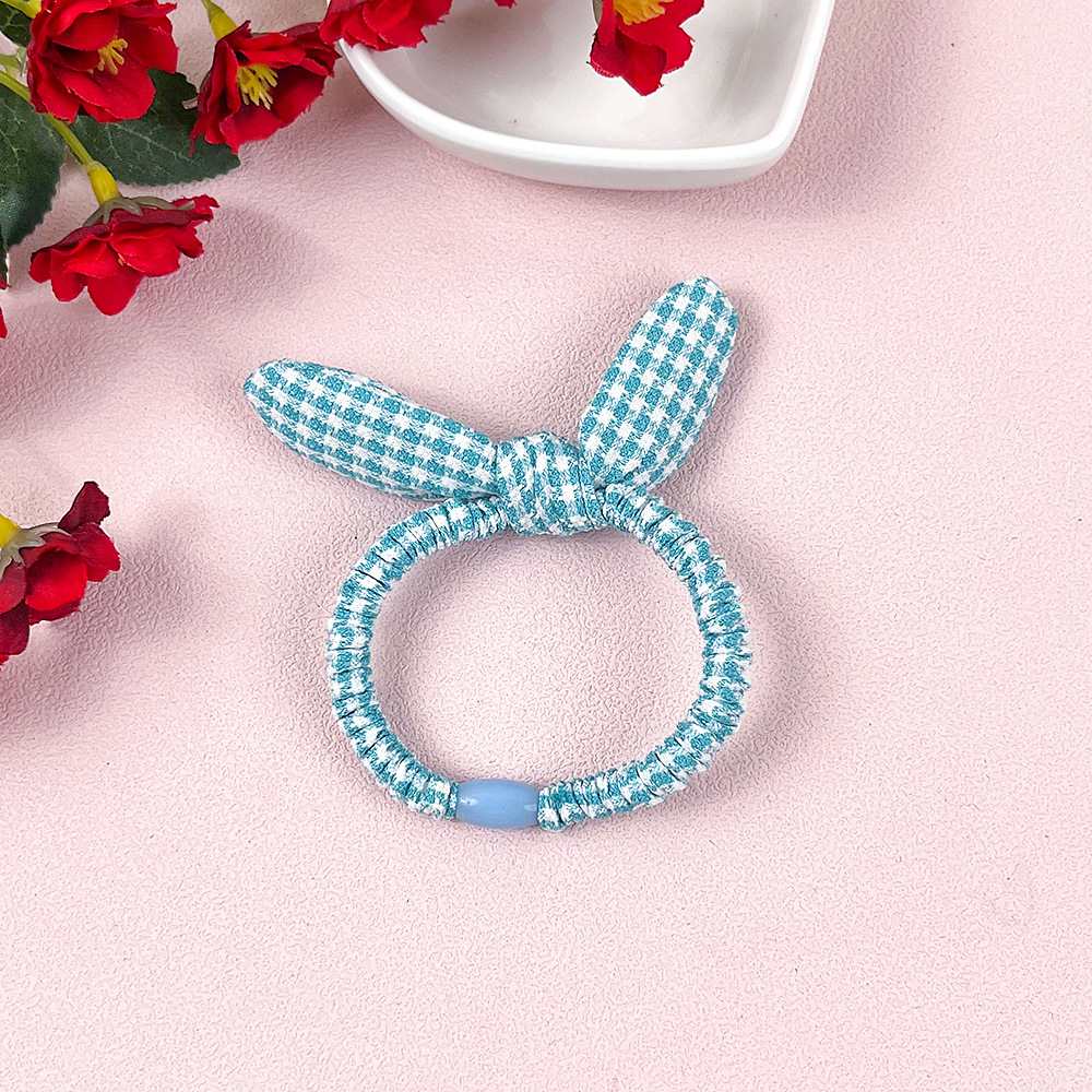 La banda de goma para niños femenina no duele el cabello elástico buena corbata bebé arco banda para el cabello cuerda para el cabello Orejas de conejo coreano accesorios para el cabello femenino