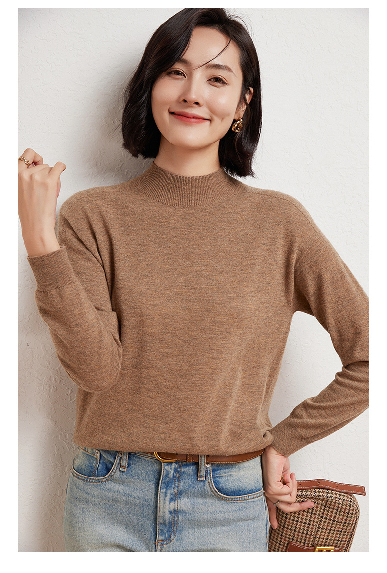A5813 1530K ÁO LEN NỮ QINTDCA ÁO LEN MÙA XUÂN THU ĐÔNG THỜI TRANG NỮ G04 SẢN PHẨM MỚI