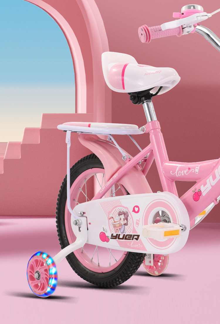 新款儿童自行车,女孩童车脚踏车,2-5-9岁公主款单车自行车