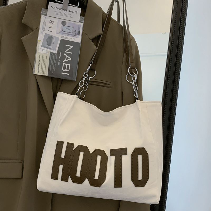 Bolsa de hombro de gran capacidad para mujeres 2024 nueva moda estudiantes clase de viaje bolsa de mano mano mano