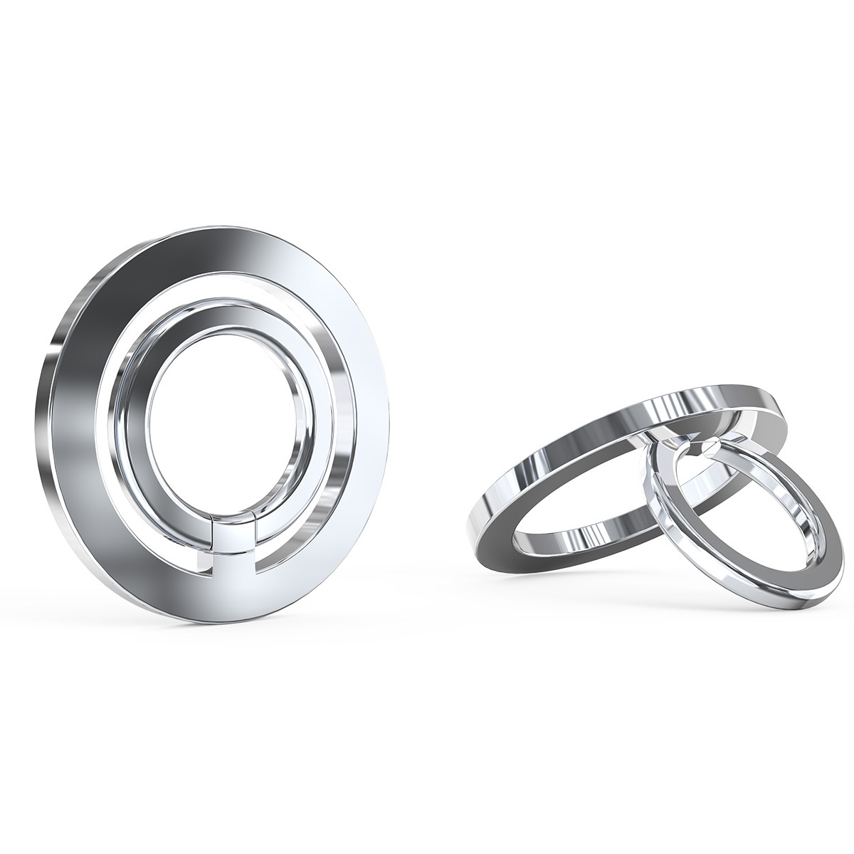 MagSafe Magnetic Ring Stand - Bright Silver