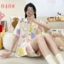 薄款短袖新款外贸家居服