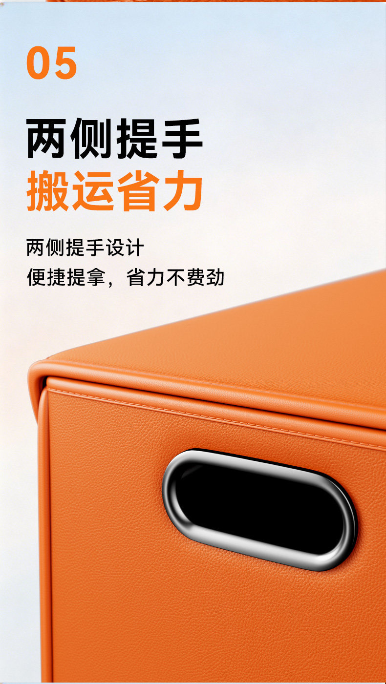 Cross-border car trunk storage box, foldable car trunk organizer, car accessories wholesale