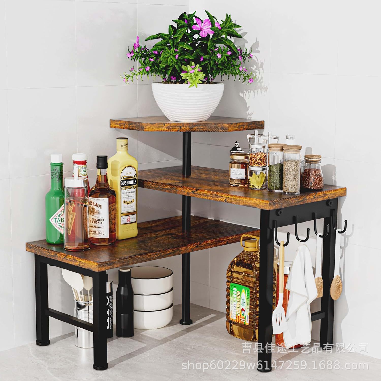 Wooden storage system, glass holder, minifigure