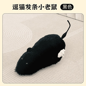 【宠物运动好帮手】猫咪玩具发条小老鼠自嗨解闷逗猫棒仿真发条鼠|undefined