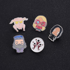 Custom Metal Cartoon Badges Custom Enamel Zinc Alloy Collectible Anime Creative Pin School Crest Made To Order