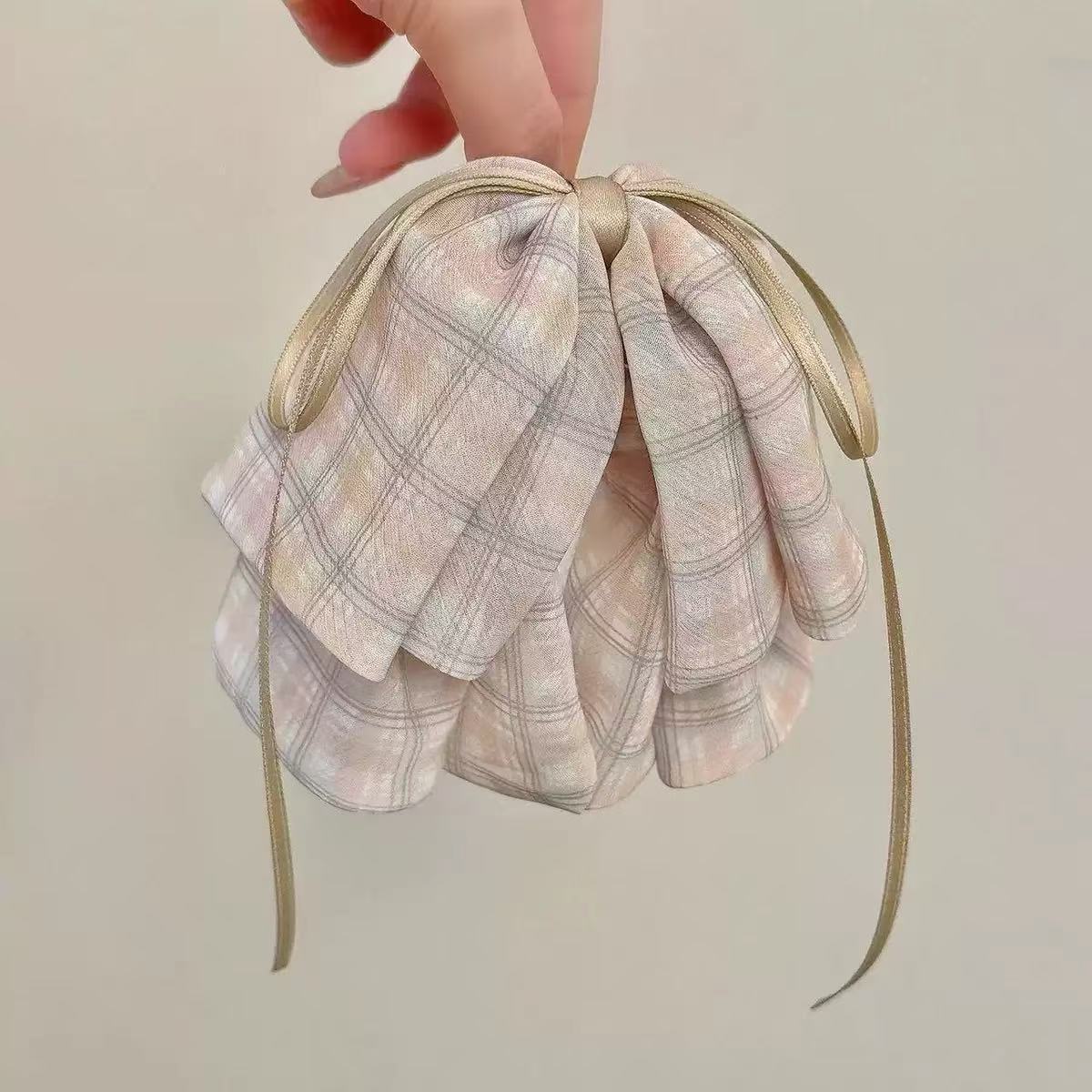 42#나비 인기 원단 & 포니테일 클립