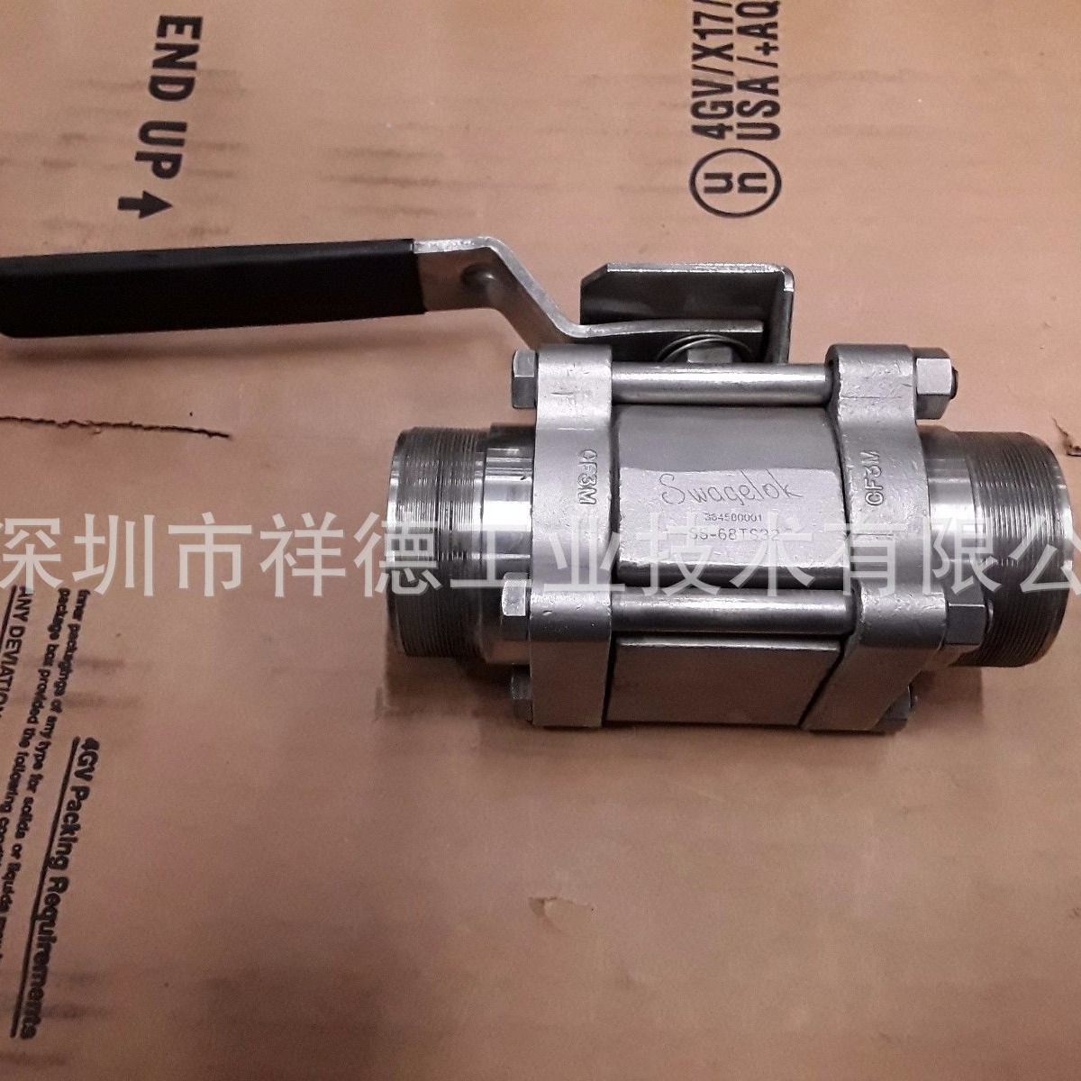 美国Swagelok世伟洛克60系列三件式三件式仪表卡套球阀SS-68TS32