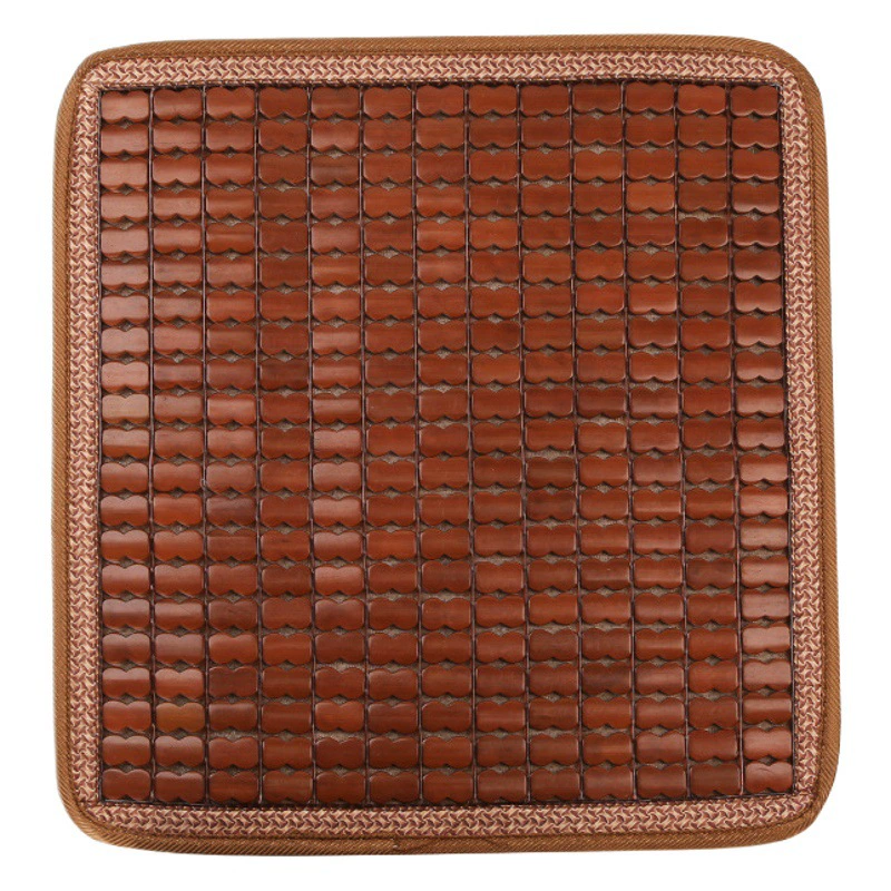 Автомобильная бамбуковая подушка для сиденья, летняя охлаждающая подушка, дышащая цельная подушка для сиденья для маджонга, универсальная подушка для грузовиков и автомобилей