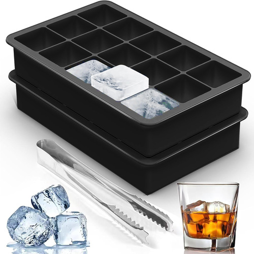 Silicone ice grid mold square ice storage box with lid household food supplement box ice making ice cube film