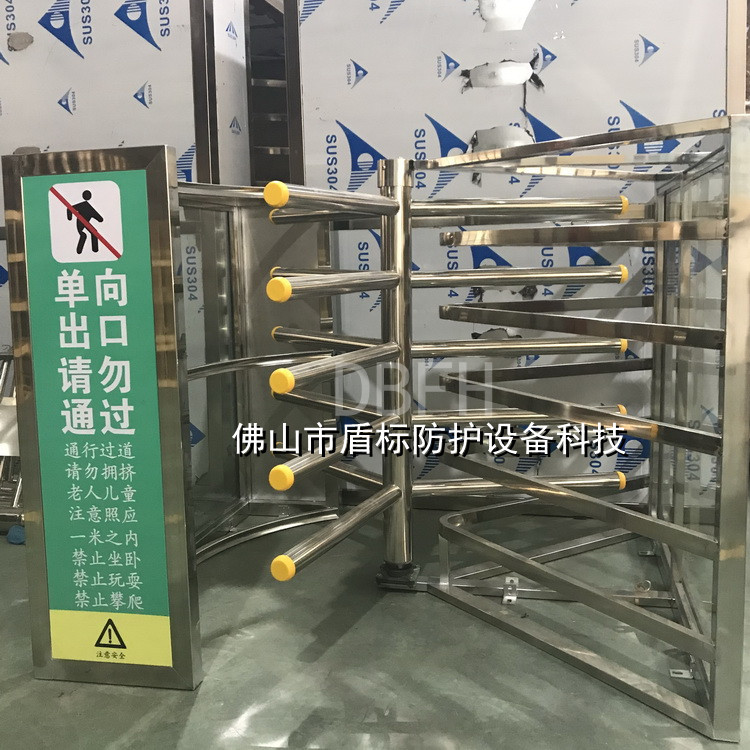 高铁站全高转闸车站单向门 手动半高旋转闸景区服务区单限门道闸