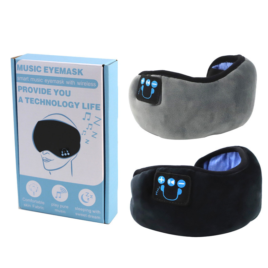 跨境新款藍牙睡眠眼罩智能無線音樂眼罩午睡眼罩亞馬遜款