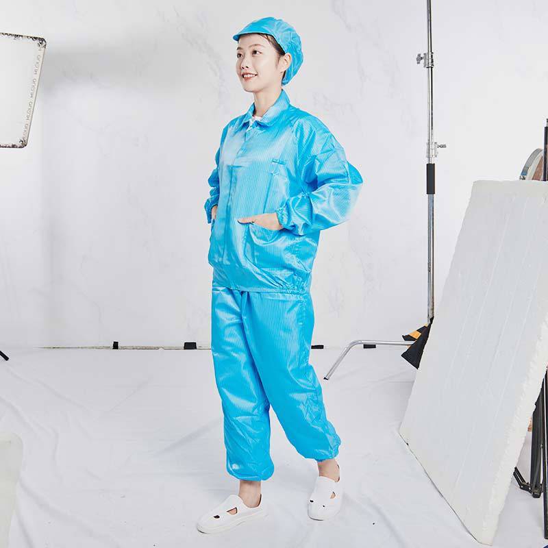 クロスボーダー長袖セパレート静電気防止作業服クリーンルーム食品工場電子工場クリーンクリーン防護服|undefined