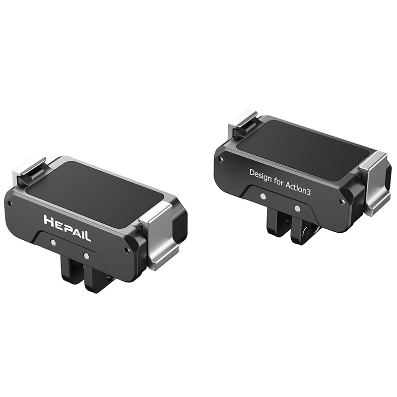 Hepail tiro conjunto Dajiang DJI Action4/3 metal magnético de liberación rápida accesorios de cámara deportiva transfronteriza exclusiva