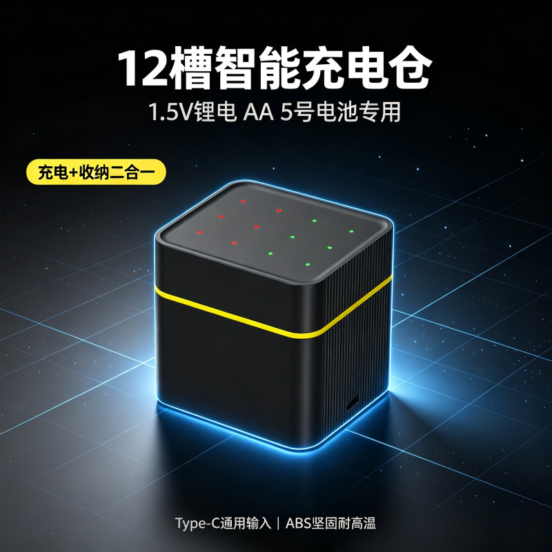 Neutral Six-Slot Large-Capacity Lithium Battery Charging Compartment 1.5V 5Aa7Aaa Lithium Battery Charger Led Battery Box Neutral Six-Slot Large-Capacity Lithium Battery Charging Compartment 1.5V 5Aa7Aaa Lithium Battery Charger Led Battery Box